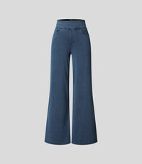 Gineva | Women’s High-Rise Flare Denim Pants