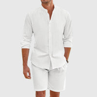 Rafael | Men’s Linen Long Sleeve Shirt Set