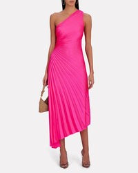Inka | Women’s One-Shoulder Pleated Maxi Dress