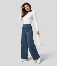 Gineva | Women’s High-Rise Flare Denim Pants