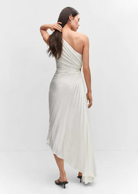 Inka | Women’s One-Shoulder Pleated Maxi Dress
