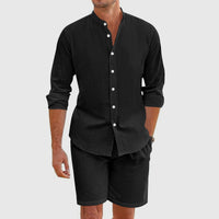 Rafael | Men’s Linen Long Sleeve Shirt Set