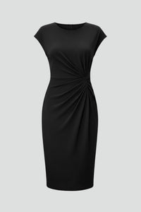 Women's Wedding Guest Knit Bodycon Midi Dress