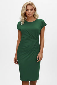 Women's Wedding Guest Knit Bodycon Midi Dress