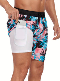 Henry | Flamingo Print Swim Trunks