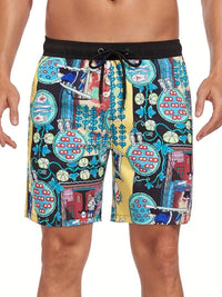 Henry | Flamingo Print Swim Trunks