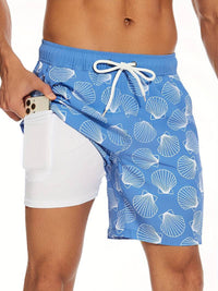 Henry | Flamingo Print Swim Trunks