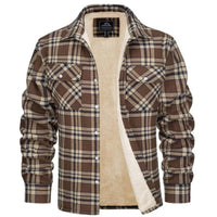 Theo | Plaid Sherpa Jacket