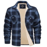 Theo | Plaid Sherpa Jacket