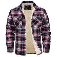 Theo | Plaid Sherpa Jacket