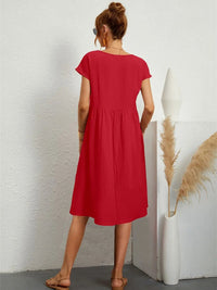 Women's Shift Summer Midi Dress