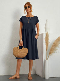 Women's Shift Summer Midi Dress