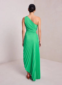 Inka | Women’s One-Shoulder Pleated Maxi Dress