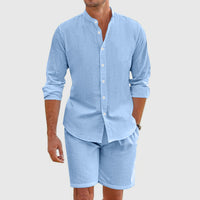 Rafael | Men’s Linen Long Sleeve Shirt Set