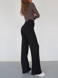 Eloise | Women’s High-Rise Pintuck Flowy Trousers