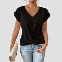 Sancia | Women’s Twist Front Short Sleeve Blouse