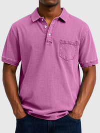 Kenneth | Men's Cotton-Denim Short Sleeve Polo