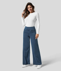 Gineva | Women’s High-Rise Flare Denim Pants