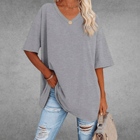 Esperanza | Women’s Oversized V-Neck T-Shirt