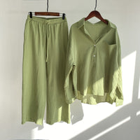 Floriana | Women’s Linen Wide Leg Outfit Set
