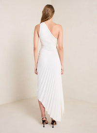 Inka | Women’s One-Shoulder Pleated Maxi Dress