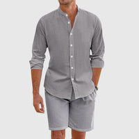 Rafael | Men’s Linen Long Sleeve Shirt Set