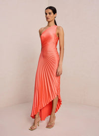 Inka | Women’s One-Shoulder Pleated Maxi Dress