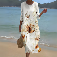 Kallie | Women’s Long Sleeve Caftan Maxi Dress