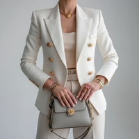 Natalia | Women’s Double-Breasted Long Sleeve Blazer
