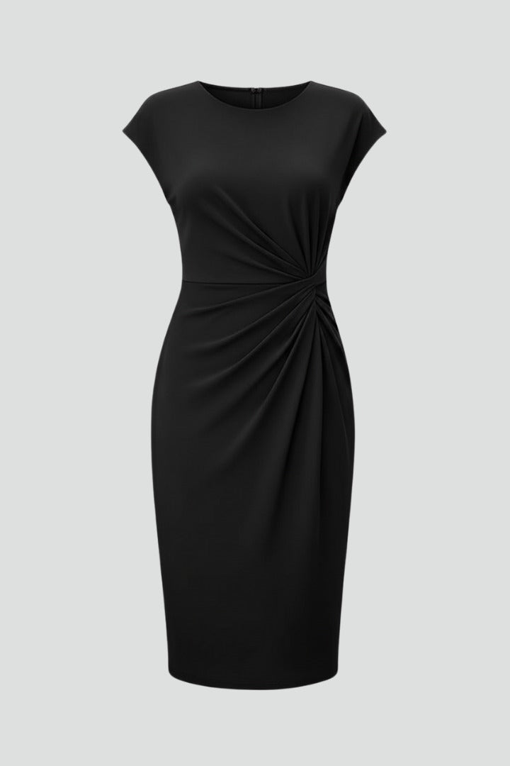 Women's Wedding Guest Knit Bodycon Midi Dress