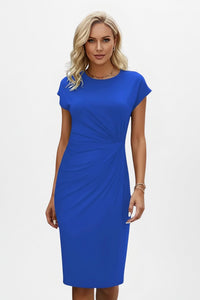 Women's Wedding Guest Knit Bodycon Midi Dress