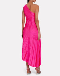 Inka | Women’s One-Shoulder Pleated Maxi Dress
