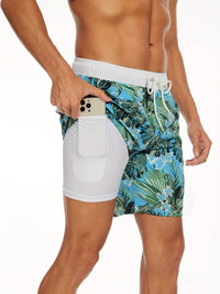 Henry | Flamingo Print Swim Trunks