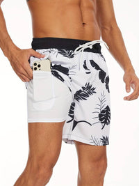 Henry | Flamingo Print Swim Trunks