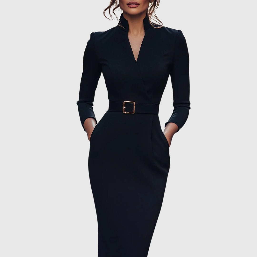 Women's Cocktail Bodycon Midi Dress