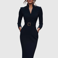 Women's Cocktail Bodycon Midi Dress