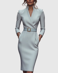 Women's Cocktail Bodycon Midi Dress