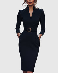 Women's Cocktail Bodycon Midi Dress