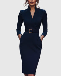 Women's Cocktail Bodycon Midi Dress