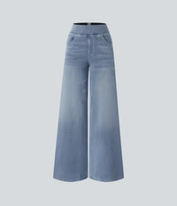 Gineva | Women’s High-Rise Flare Denim Pants