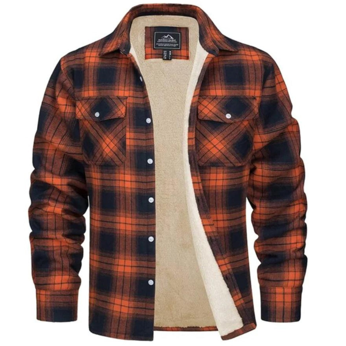 Theo | Plaid Sherpa Jacket