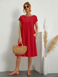 Women's Shift Summer Midi Dress