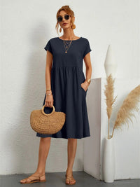 Women's Shift Summer Midi Dress