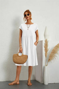 Women's Shift Summer Midi Dress