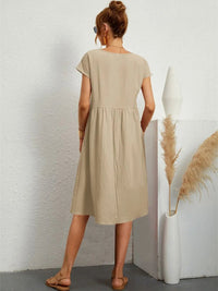 Women's Shift Summer Midi Dress